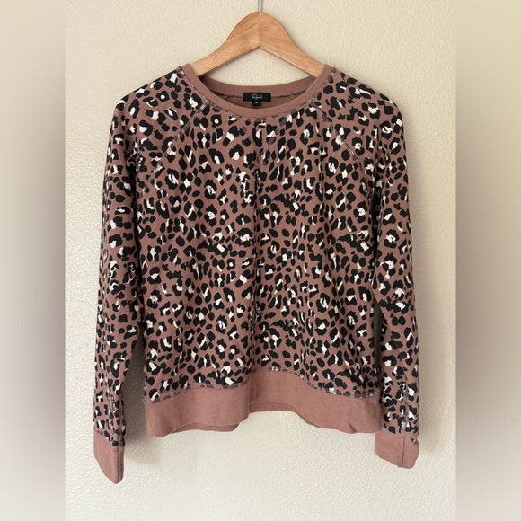 RAILS Theo Leopard Sweatshirt - Picture 1 of 5